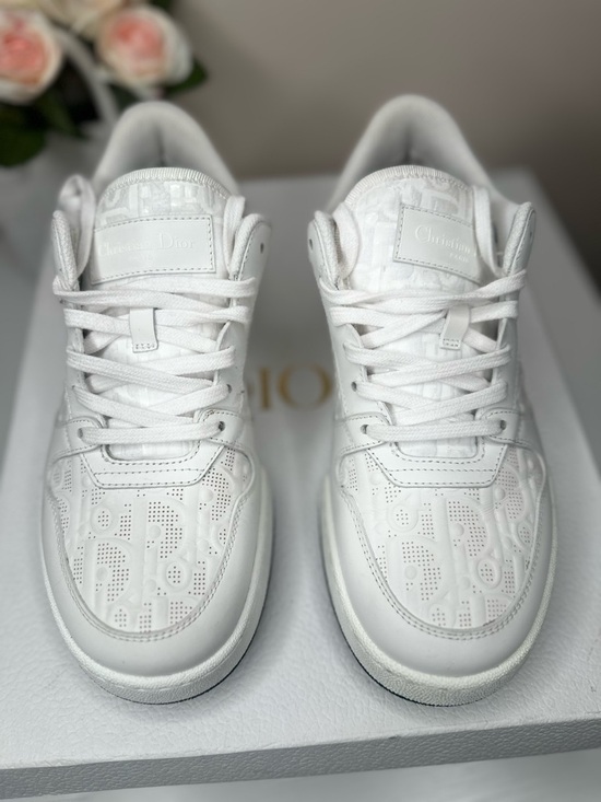 Dior Shoes - Christian Dior One Sneaker Oblique White Deep Blue Size 37.5 Authentic Luxury